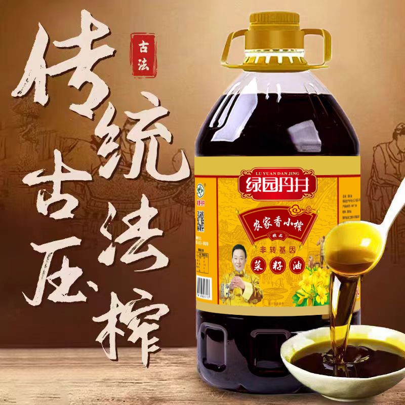 腾博汇游戏官网 农家香小榨菜籽油 5L